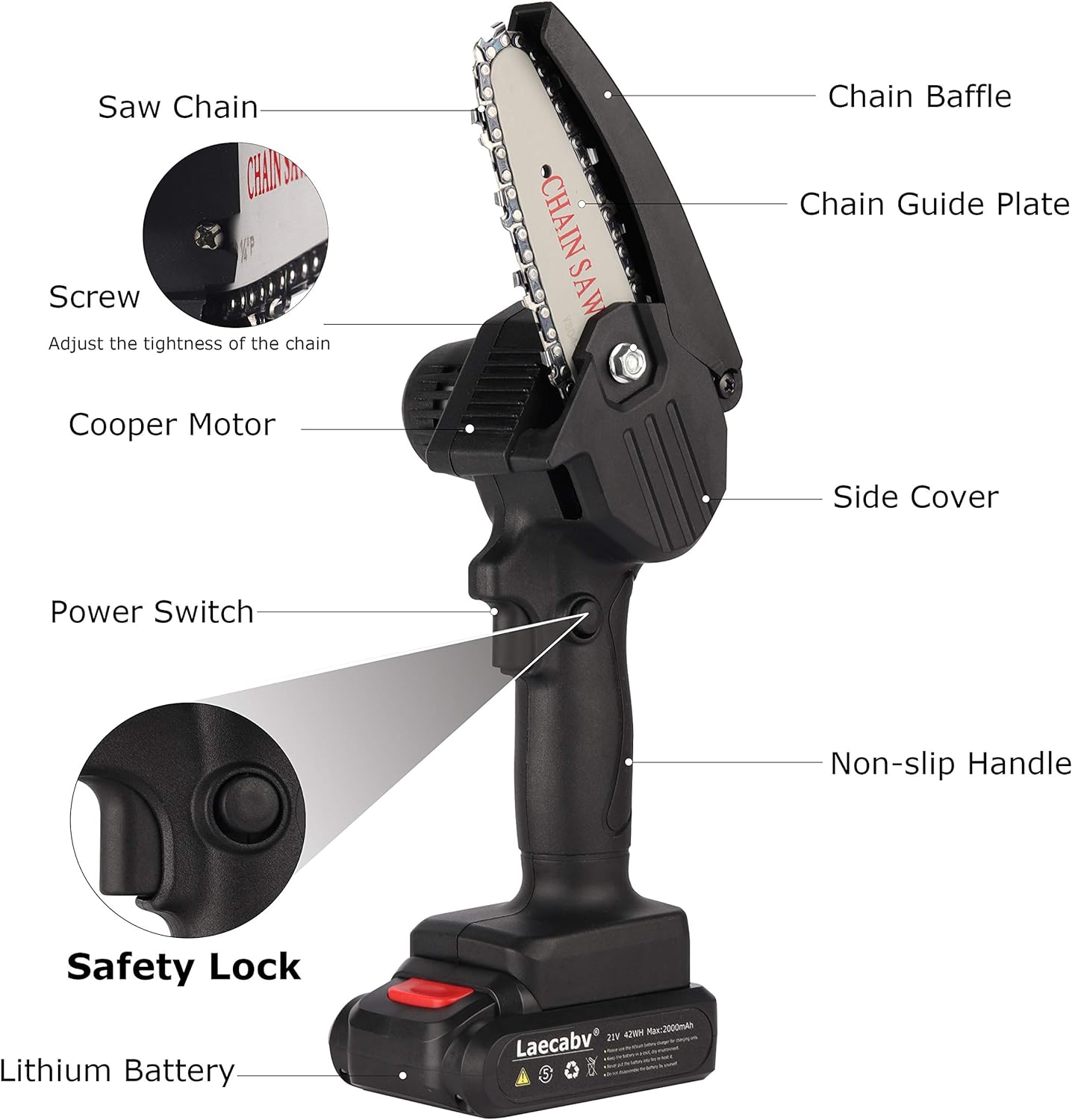 MINI MOTOSIERRA ELECTRICA PORTATIL UltraForce™