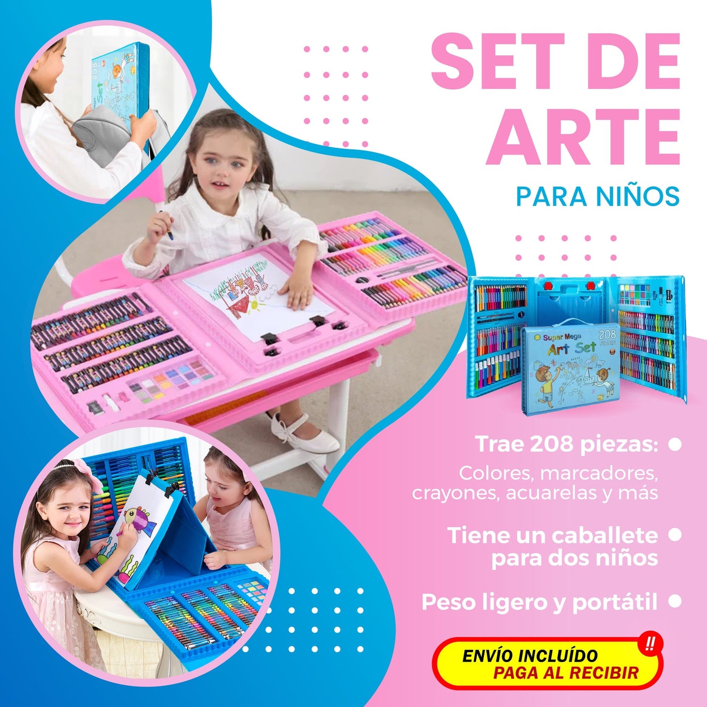 SET DE ARTE PARA NIÑOS